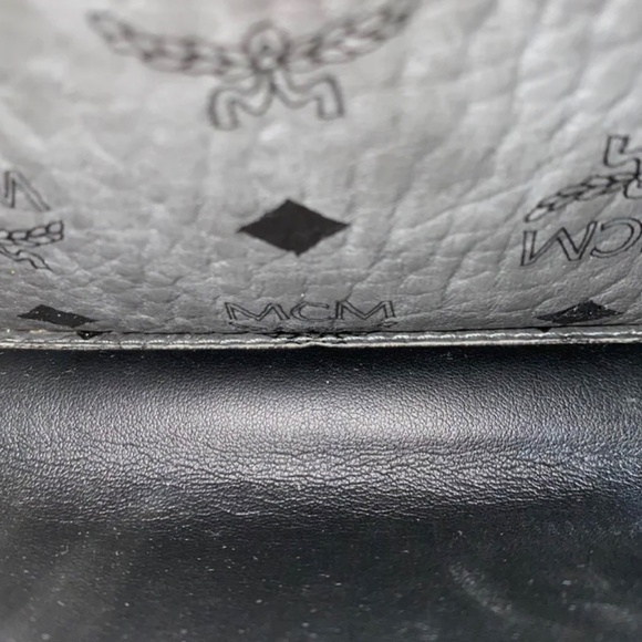 Authentic MCM Visetos Stud Stark Backpack Phantom Grey - Picture 11 of 12